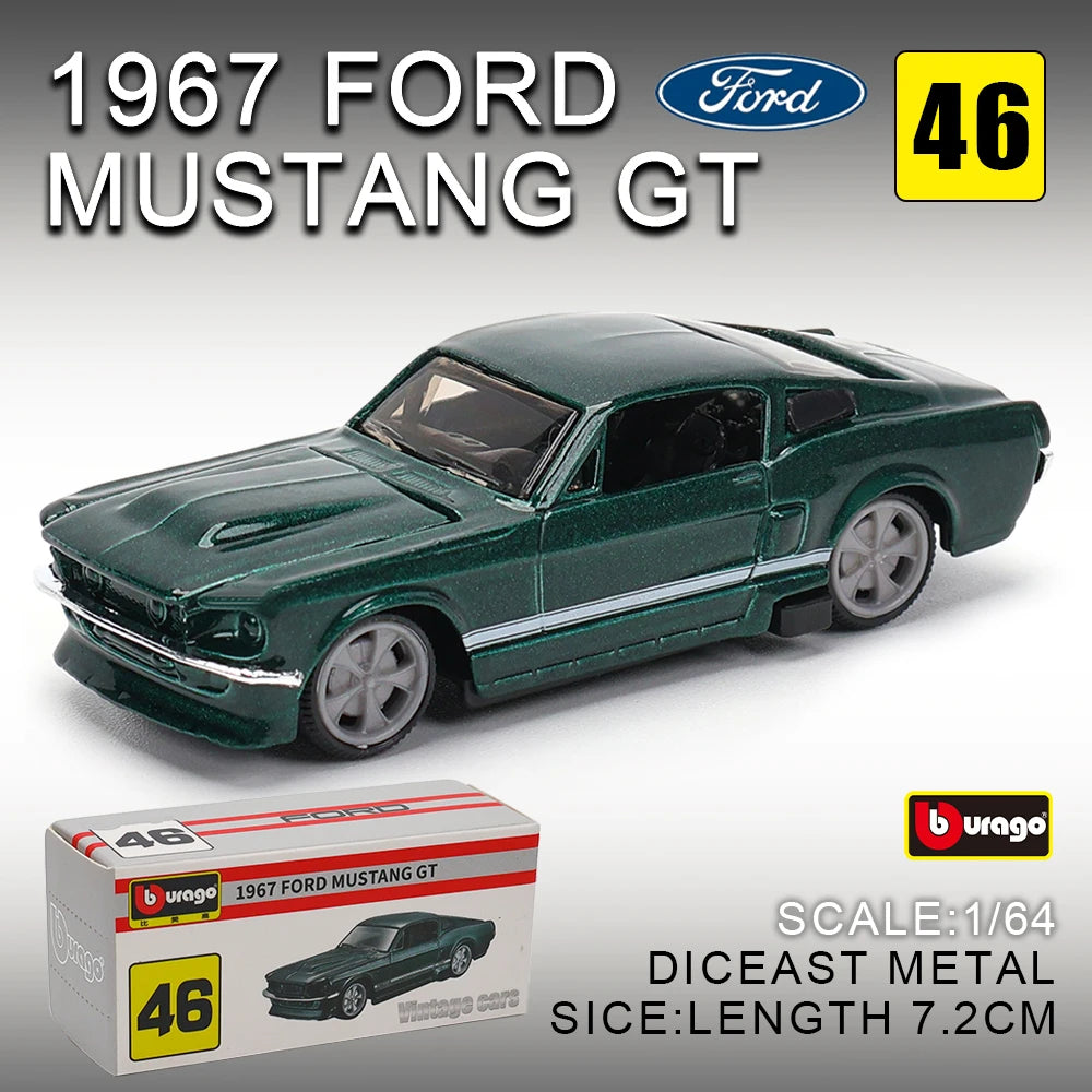 Bburago 1:64 Diecast Sports Car Model Collection
