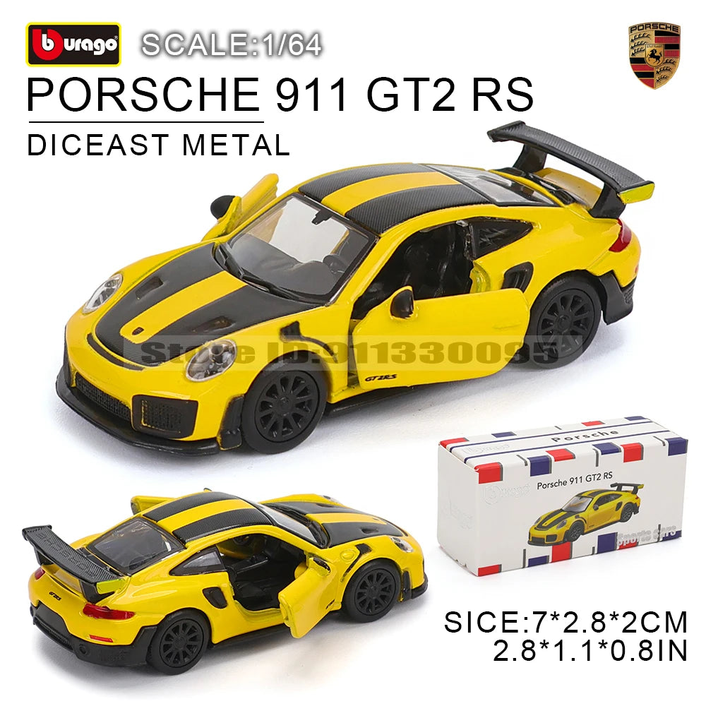 Bburago 1:64 Diecast Sports Car Model Collection