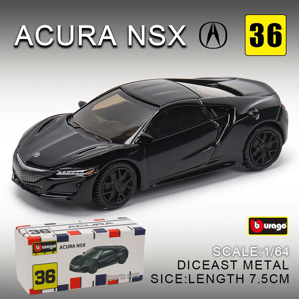 Bburago 1:64 Diecast Sports Car Model Collection