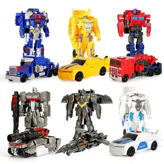 Transforming Robot Car Toy One Step Conversion Vehicle